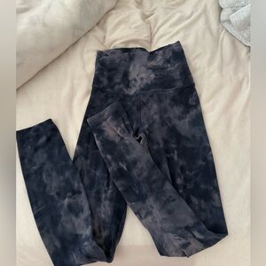 Lunar Rock True Navy - align lululemon leggings - 25in - size 0